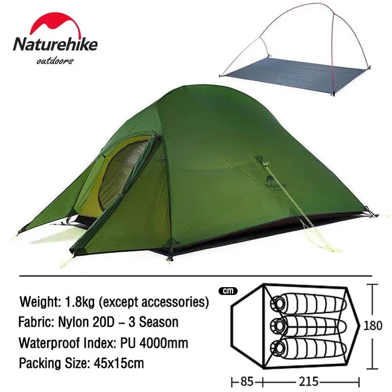 Decathlon tent met aerodynamisch design – Bestand tegen wind