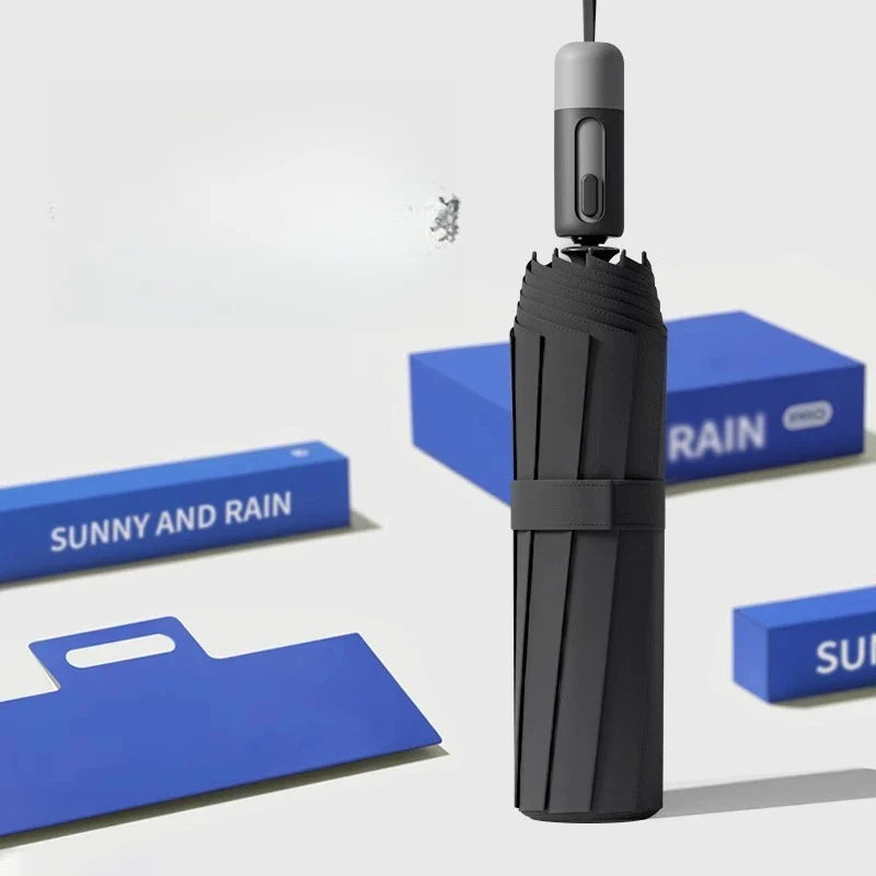 ANWB paraplu met compacte opbergmogelijkheid