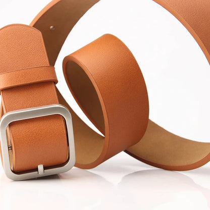 Minimalistische riem dames in neutrale tint