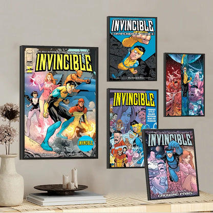 Posters met gouden accenten voor luxe sfeer