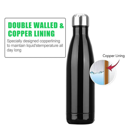 Thermosfles met dubbele wand – Houdt temperatuur vast