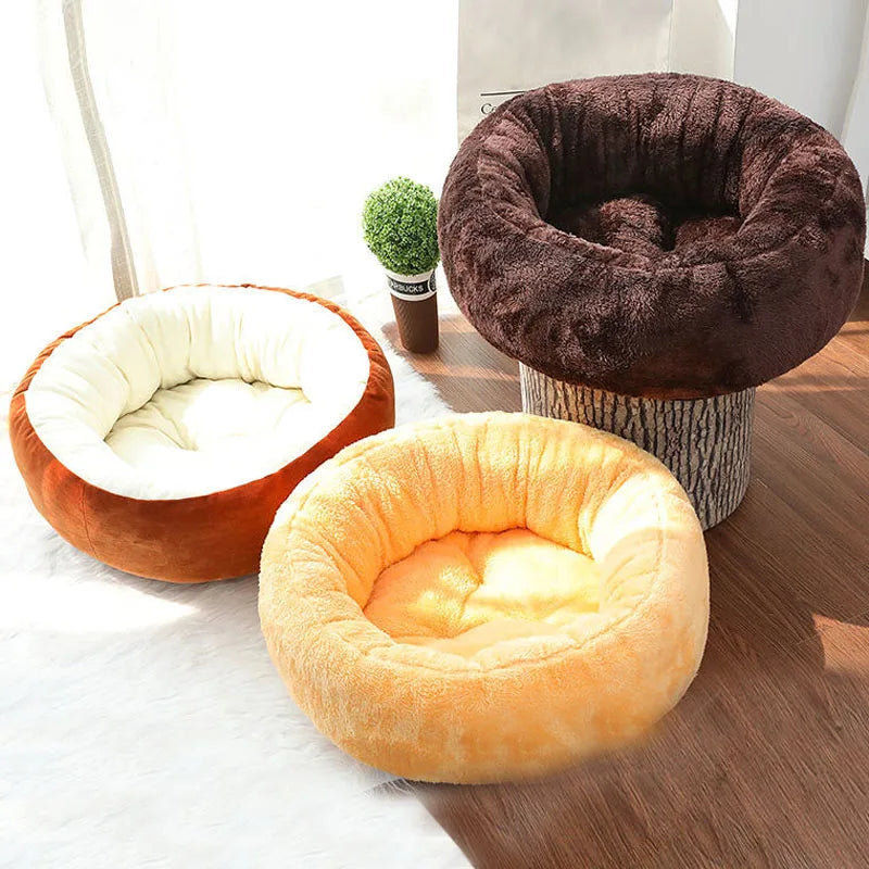 Luxe hondenmand met nep bont – Extra zacht