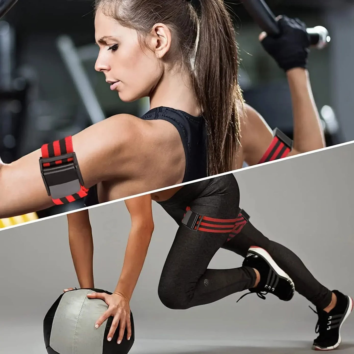 Decathlon fitnessbanden voor benen en armen – Complete training