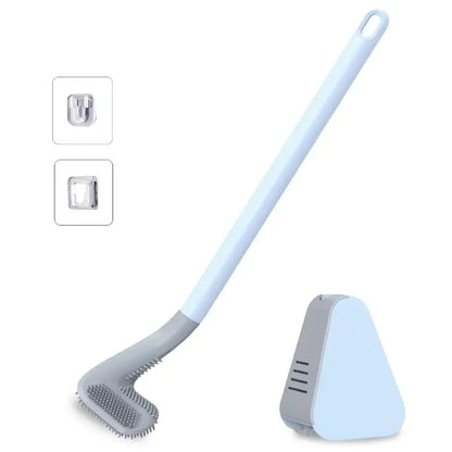 Stijlvolle toiletborstel met marmerlook – Luxe badkameraccessoire