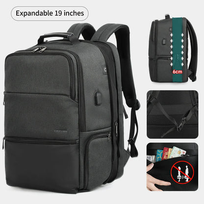 Handbagage rugzak met waterdichte ritsen