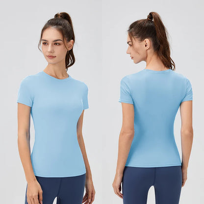 Ademende yoga top en legging set