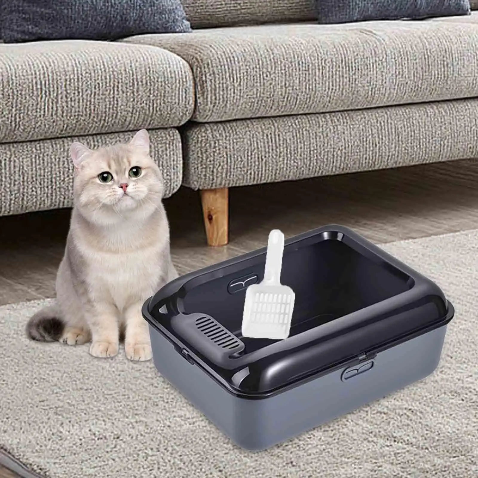 Kattenbak met dubbele bodem – Efficiënte reiniging