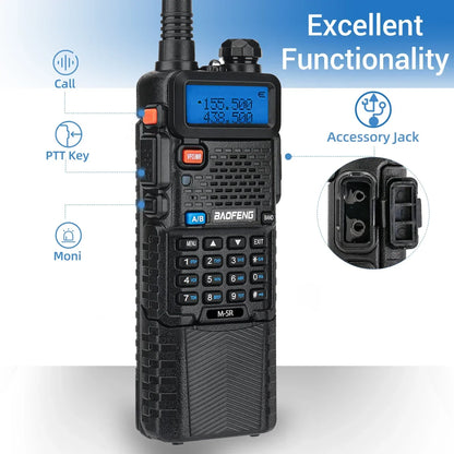Professionele walkie talkie met noise cancelling