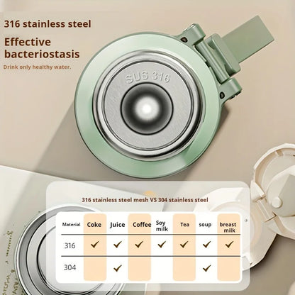 Thermosfles met brede opening – Makkelijk schoon te maken