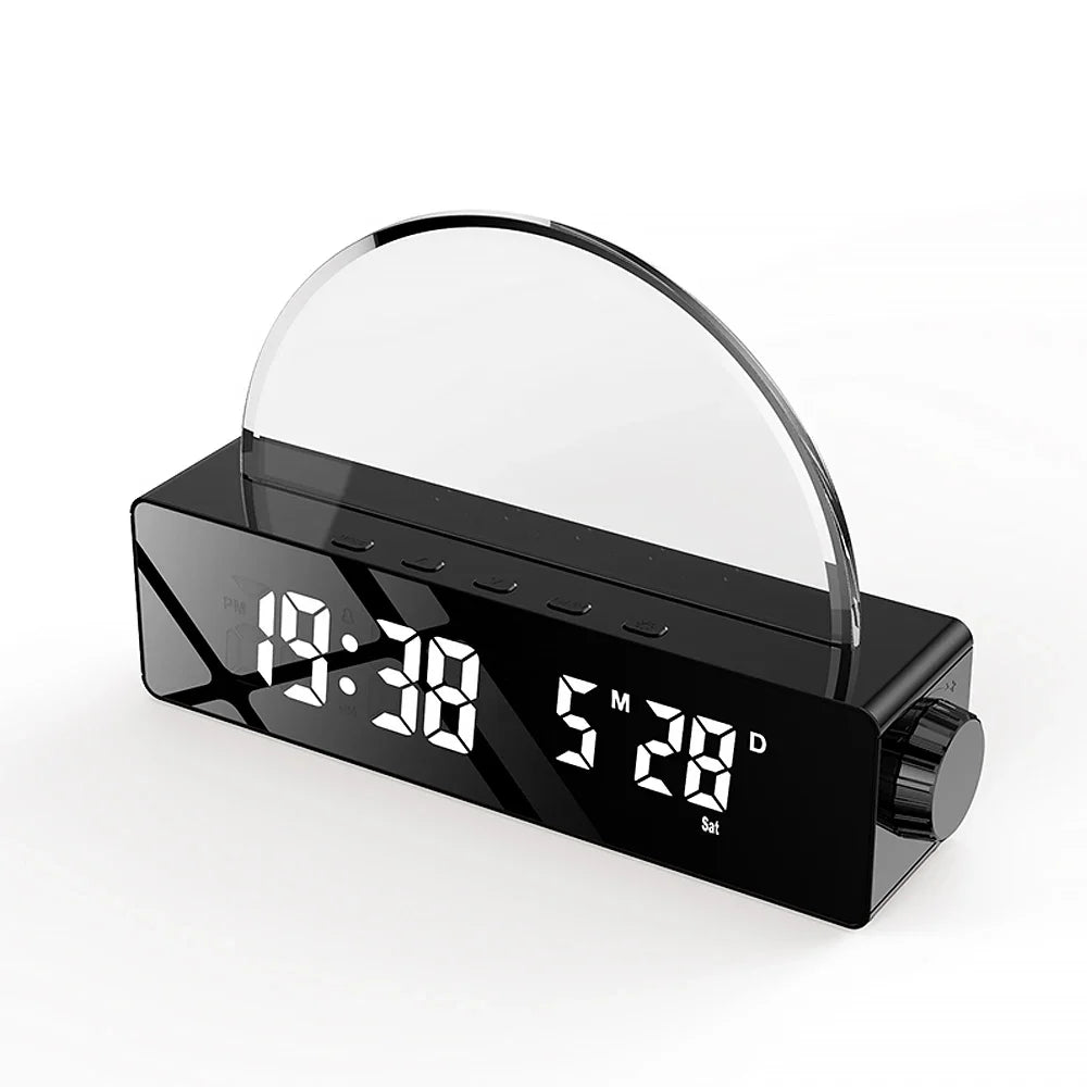 Compacte wake up light lamp – Past op elk nachtkastje
