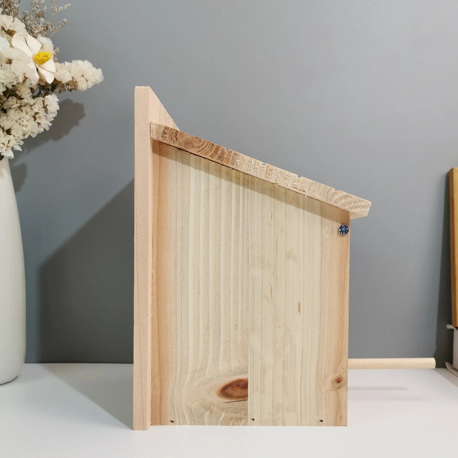 Intratuin vogelhuisje met platte bodem – Eenvoudig te monteren