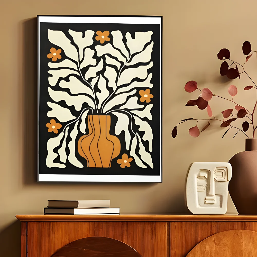 Decoratie woonkamer in zwart-wit – Modern contrast