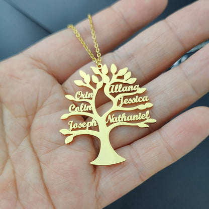 Ketting met geboortesteen en gravure