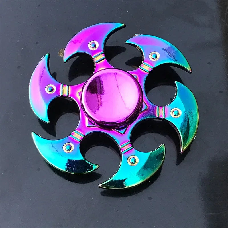 Fidget toy met draai- en klikonderdelen