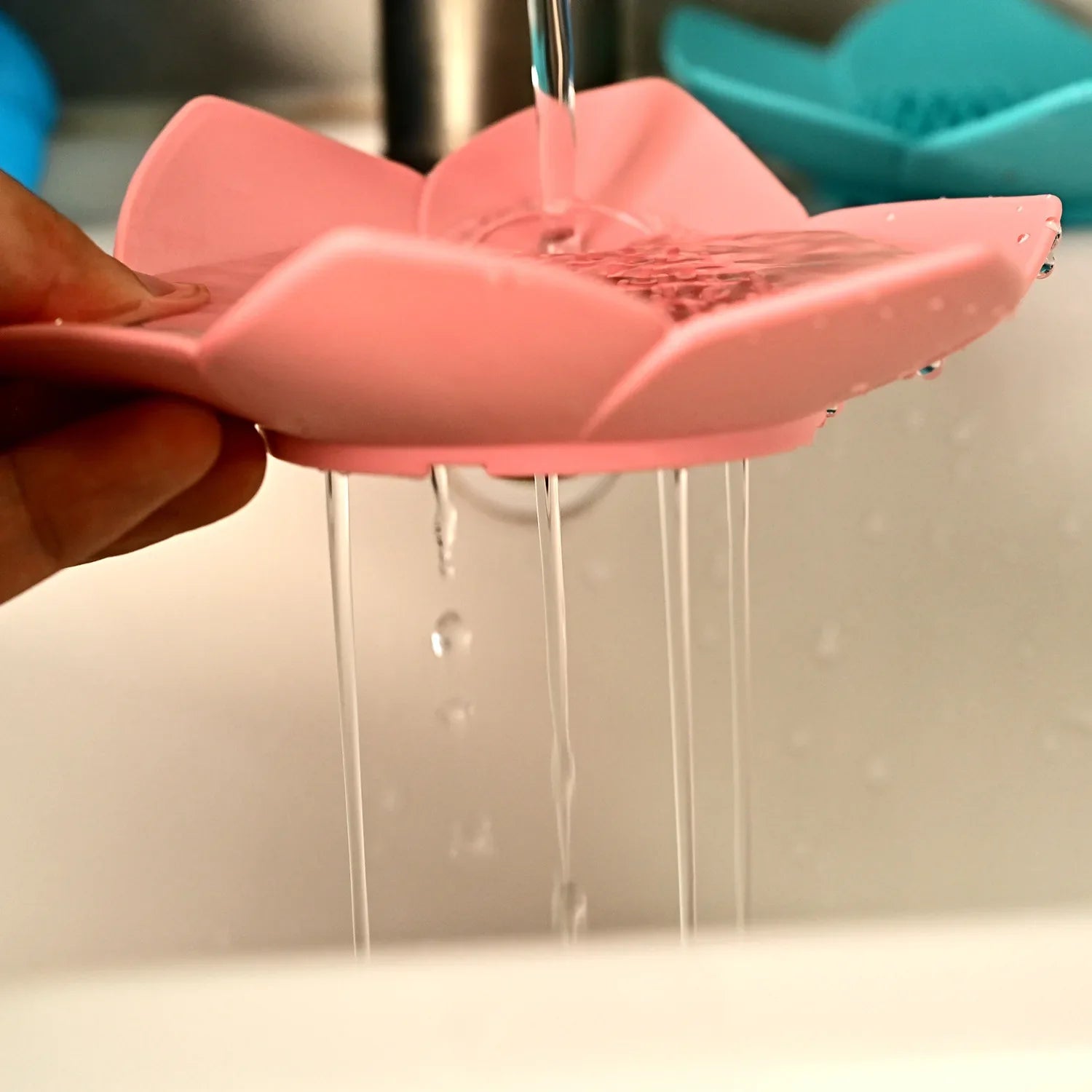 Zeephouder met afneembare inzet – Makkelijk schoon te maken