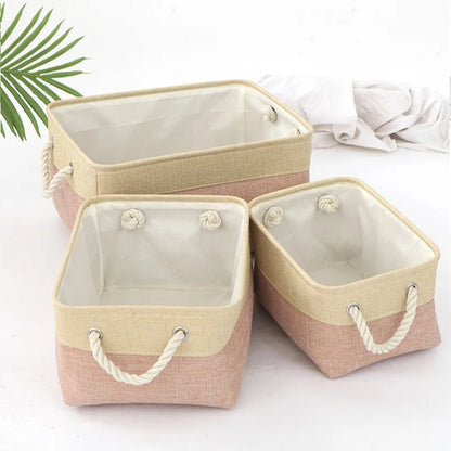 Xenos decoratieve wasmand met opdruk