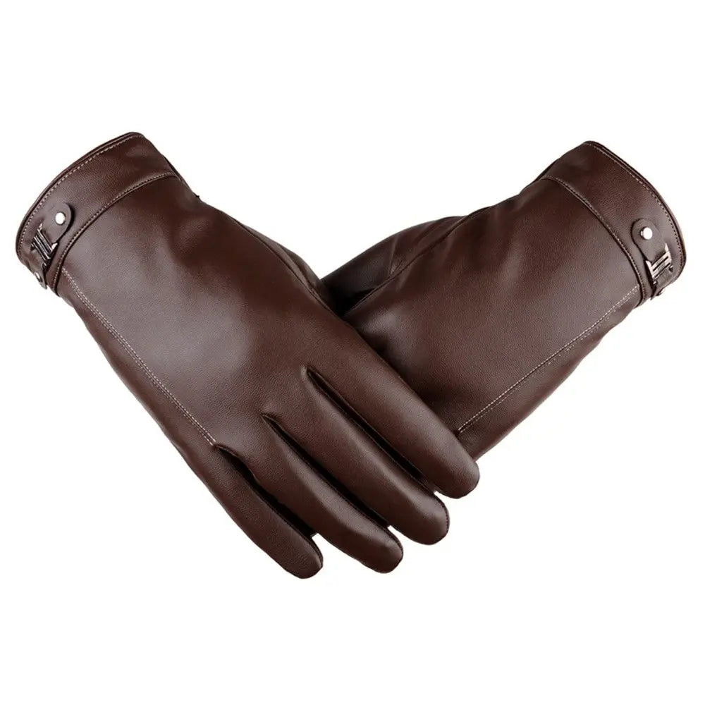 Heren handschoenen leder met zachte binnenkant