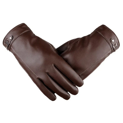 Heren handschoenen leder met zachte binnenkant