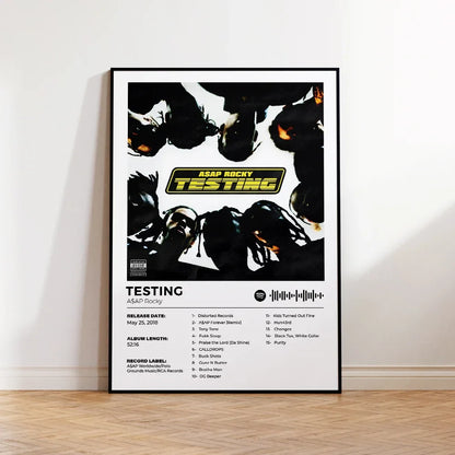 Wandposter met geometrische vormen