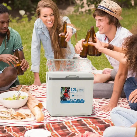 Blokker koelbox met geïntegreerde koelelementen