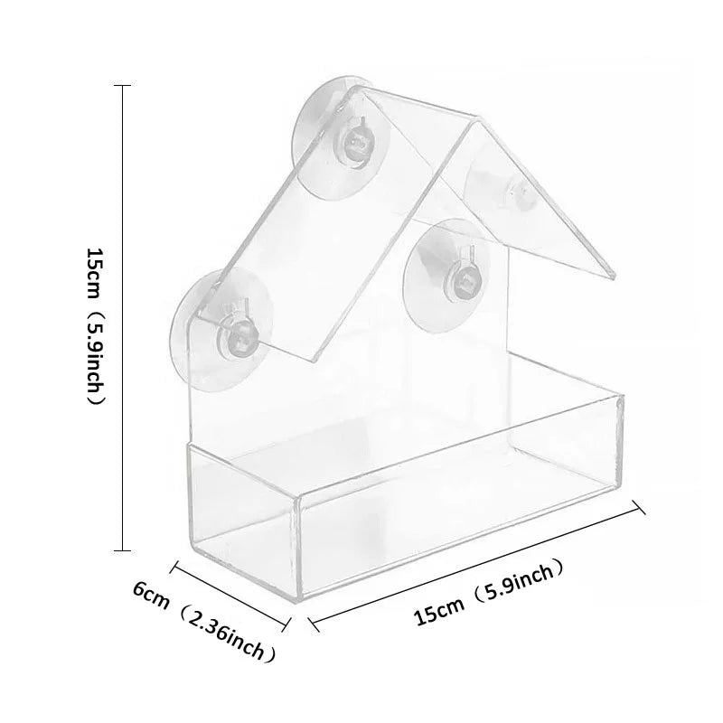 Moderne vogelhuisjes op paal – Minimalistisch design