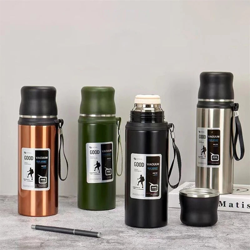 Thermosfles met metalen behuizing – Extra robuust