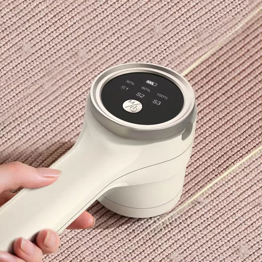 Luxe pluizentondeuse voor delicaat textiel