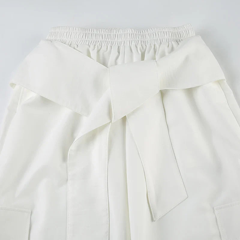C&A linnen broek dames met strikband – Vrouwelijk accent