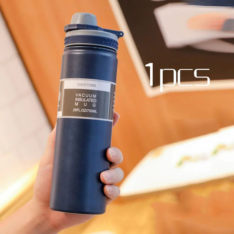 Thermosfles met handig handvat – Voor extra grip