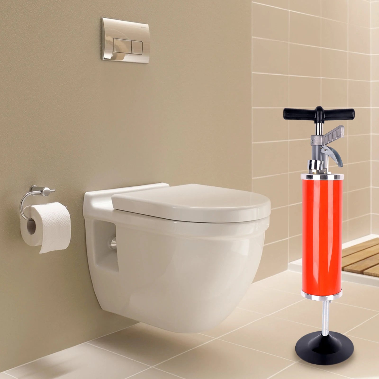 WC ontstopper met waterdrukfunctie – Alternatief voor chemie