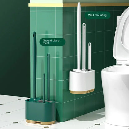 Compacte toiletborstel voor kleine ruimtes – Functioneel en stijlvol