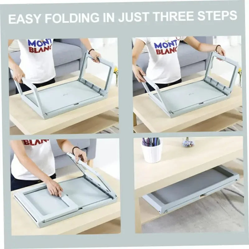 Stevige schoottafel met aluminium poten