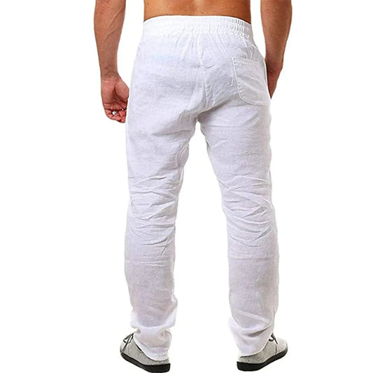 Linnen broek man met ritssluiting – Strak en verzorgd