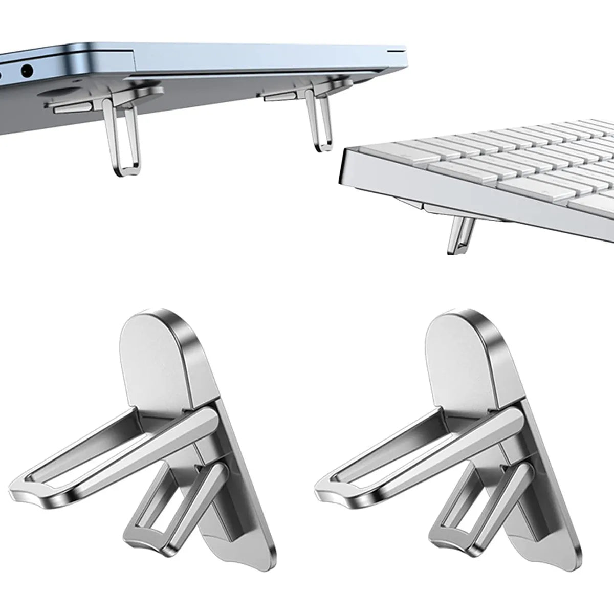 Laptop standaard met luxe uitstraling