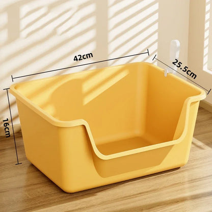 Design kattenbak met houten afwerking – Elegante look
