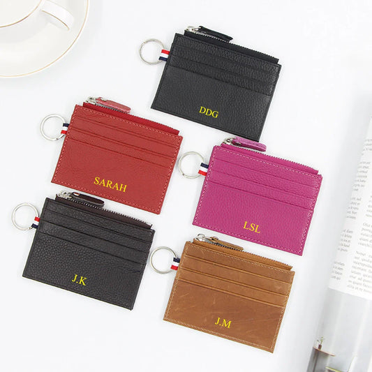 Luxe leren herenportemonnee met stiksels – Tijdloos design