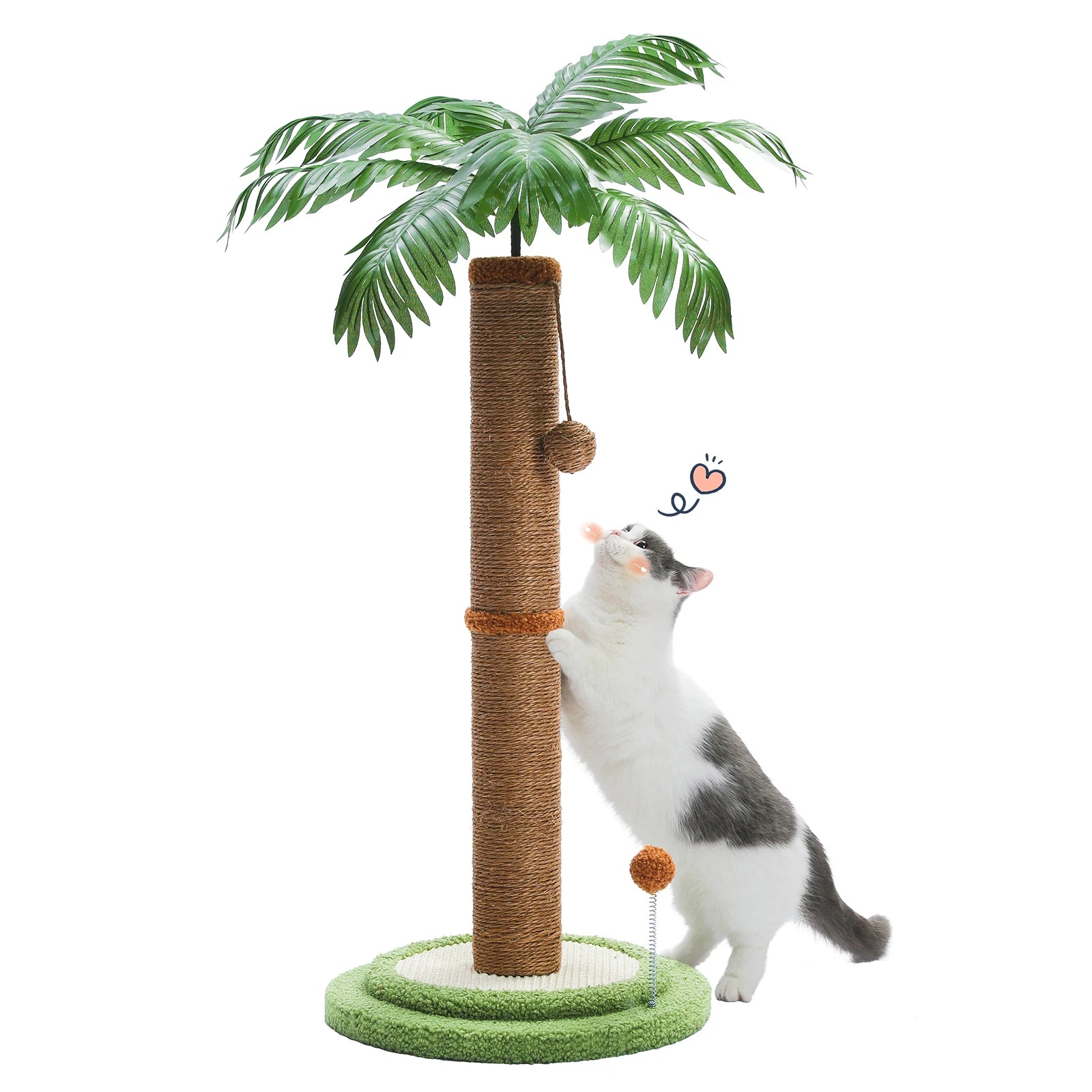 Kattenpaal met ingebouwd mandje – Slaap- en speelplek in één
