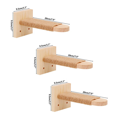 Houten kattenpaal met hangmat – Natuurlijk en rustgevend