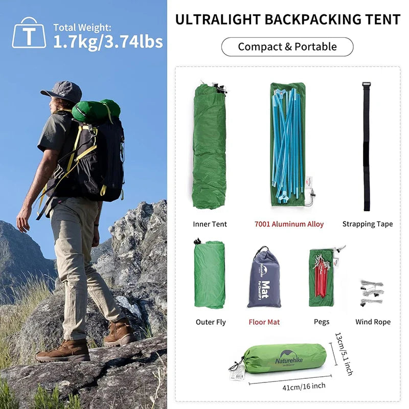Decathlon tent met geïntegreerde mat – Alles in één