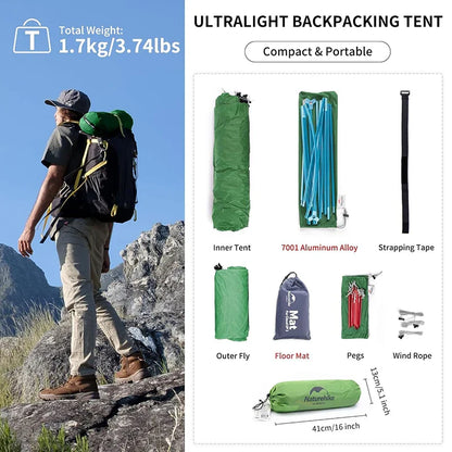 Decathlon tent met geïntegreerde mat – Alles in één