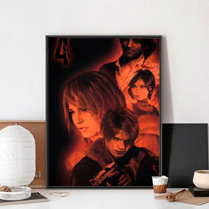 Set posters in botanische stijl