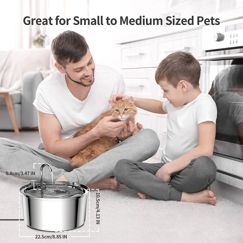 Kattenfontein met pomp – Stimuleert hydratatie