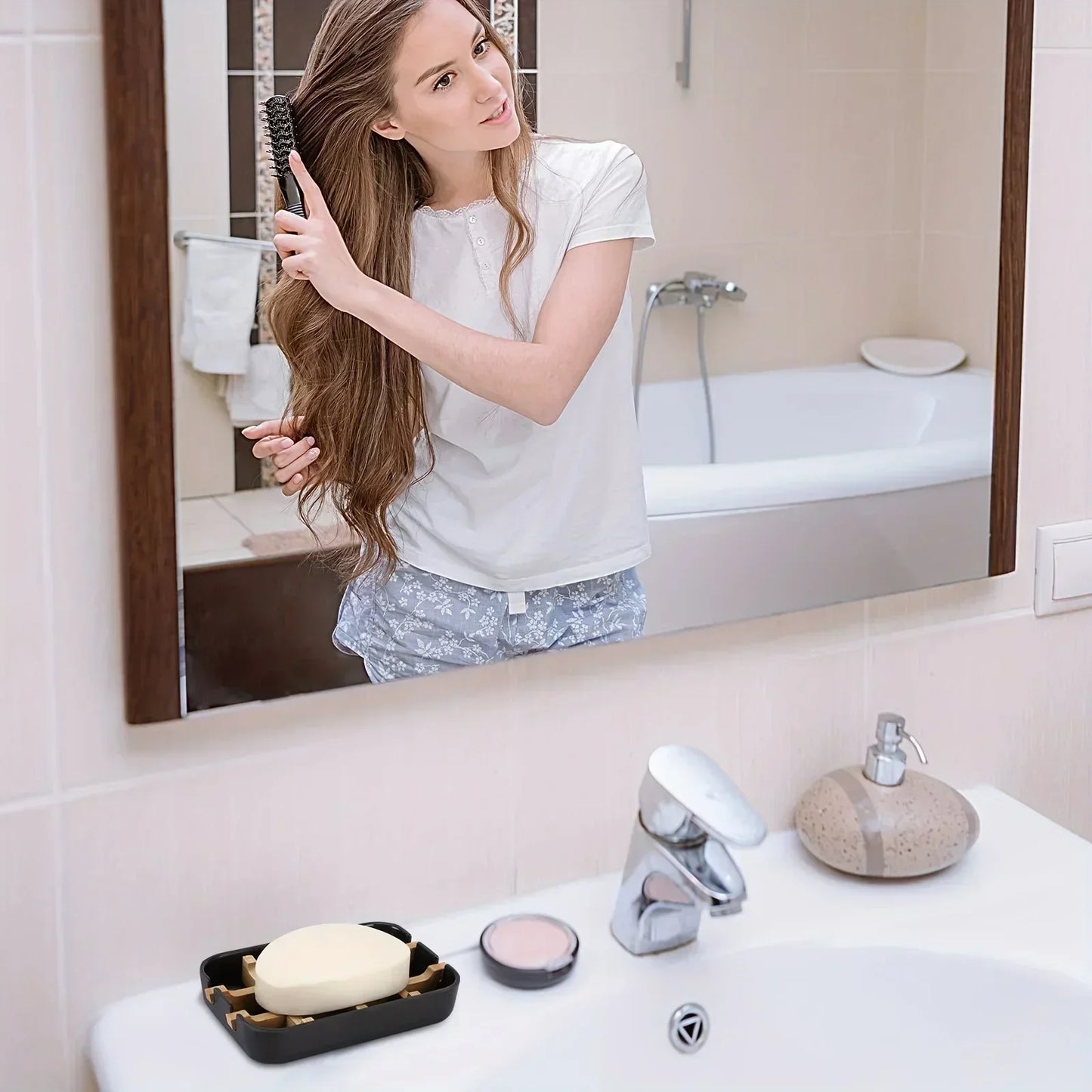 Zeephouder keramiek rond model – Elegant en compact