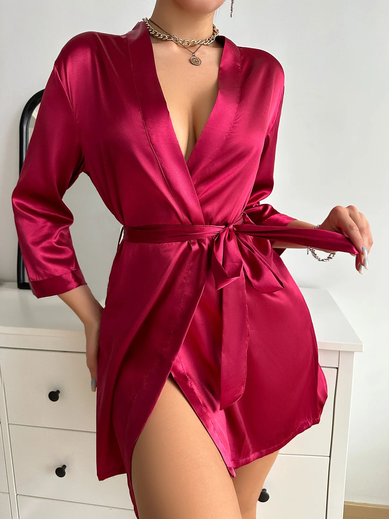 Klassieke ochtendjas voor dames – Tijdloos comfort