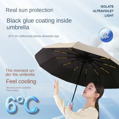 Compacte Action paraplu in diverse kleuren