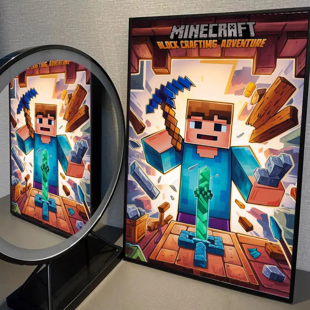 Kinderkamer poster met ruimte en planeten