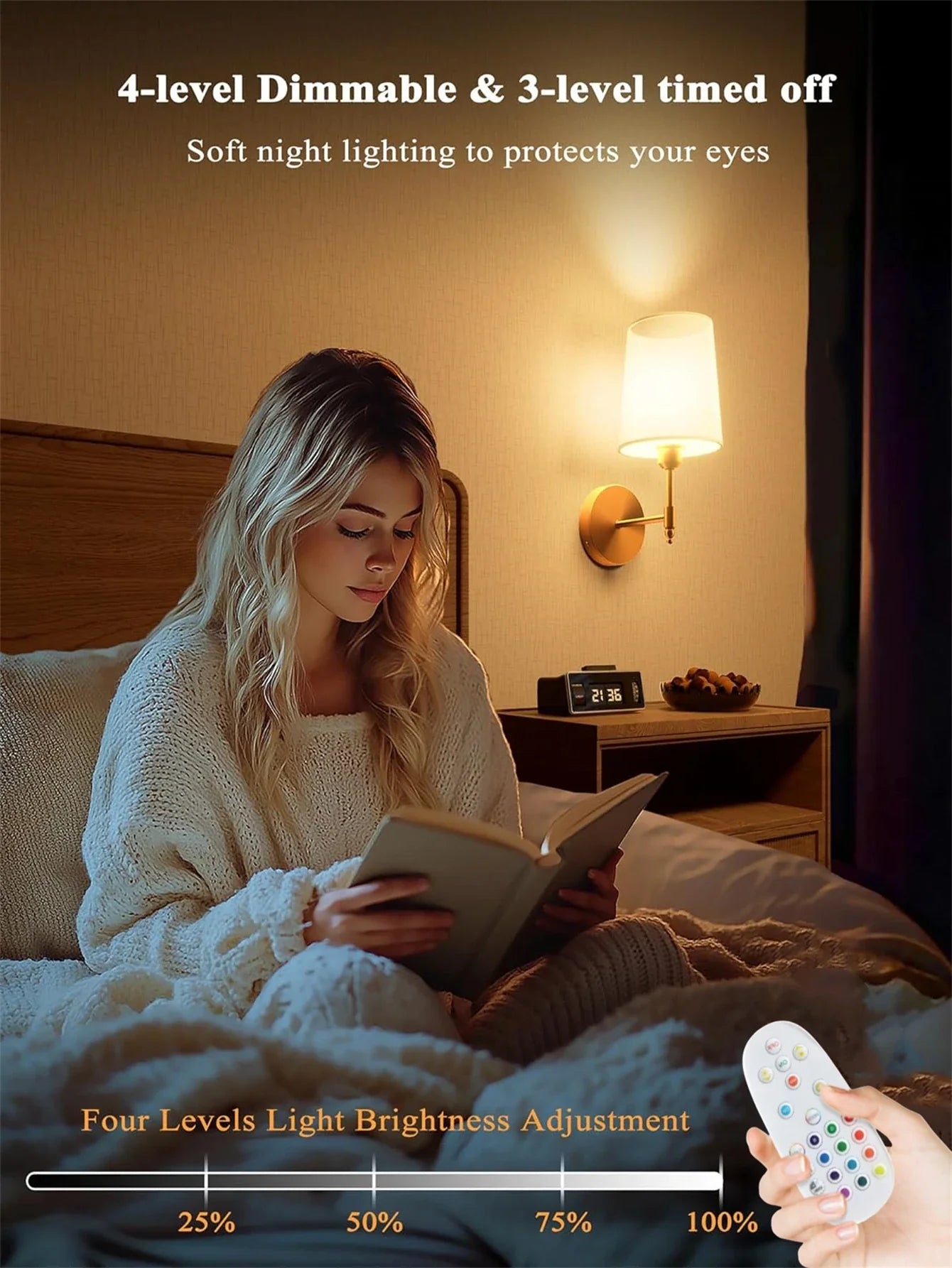 Wandlamp met batterijvoeding – Geen stopcontact nodig