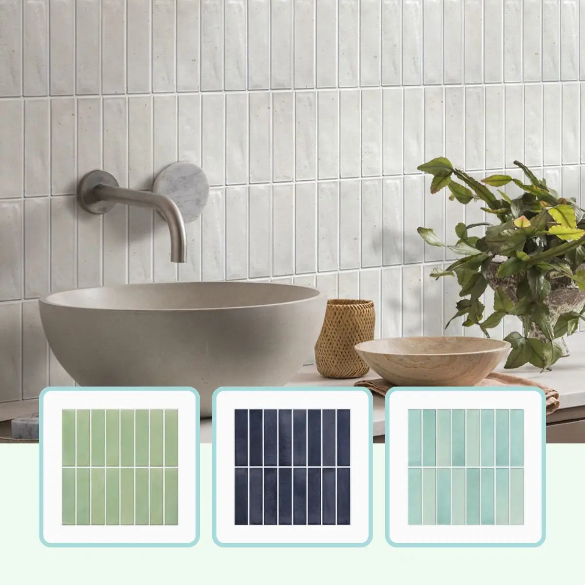 Witte mozaiek tegels badkamer – Fris en modern
