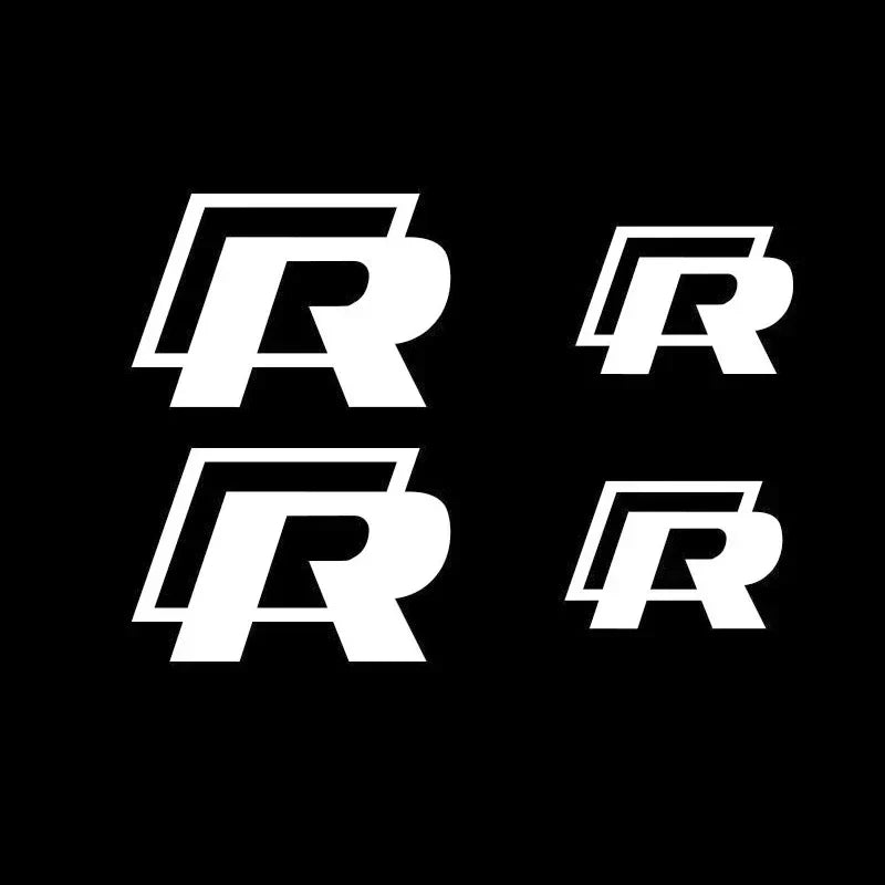 Auto stickers - Achterruit stickers met sportieve GTI en R-Line designs