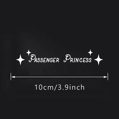auto stickers - Passenger Princess ontwerp voor een persoonlijke touch